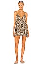view 1 of 3 Afia Mini Dress in Leopard