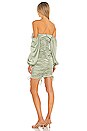 view 3 of 3 Farren Ruched Mini Dress in Sage