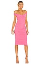 view 1 of 3 Tabitha Midi Dress in Bubblegum Pink