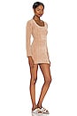 view 2 of 3 Britta Chenille Mini Dress in Beige