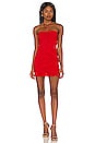 view 1 of 3 Kaylee Mini Dress in Red