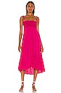 view 1 of 3 ROBE MI-LONGUE NOLA in Pink