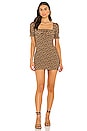 view 1 of 3 Lexi Smocked Mini Dress in Leopard