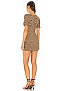 view 3 of 3 Lexi Smocked Mini Dress in Leopard