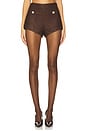 view 1 of 6 RIAH 반바지 in Chocolate Brown