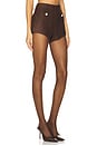 view 2 of 6 RIAH 반바지 in Chocolate Brown