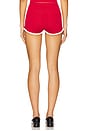view 4 of 6 Brielle Shorts in Red & White