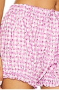 view 6 of 6 Kailey Bloomer Short in Purple & White Gingham