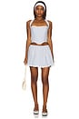 view 5 of 6 Danica Skort in Blue & White Stripe