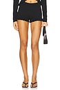 view 1 of 6 Layilah Ruffle Knit Short in Black