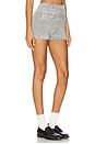 view 2 of 6 Estelle Knit Shorts in Black & Ivory