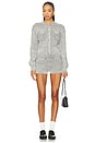 view 5 of 6 Estelle Knit Shorts in Black & Ivory