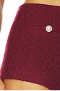 view 6 of 6 Riah Hot Short in Burgundy