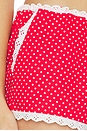 view 6 of 6 Flo Mini Short in Red & White Polka Dot