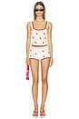 view 5 of 6 Emmile Tomato Short in Ivory Multi
