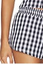 view 6 of 6 Winifred Short in Black & White Gingham