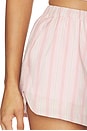 view 6 of 6 Keely Boxer Short in Pink Multi Stripe
