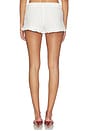 view 4 of 6 Alessia Embroidered Mini Short in White