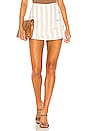 view 1 of 4 Vivian Skort in Beige Stripe