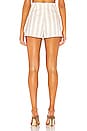 view 3 of 4 Vivian Skort in Beige Stripe