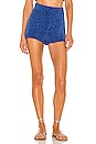 view 1 of 4 Denitza Chenille Short in Blue