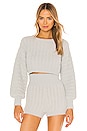 view 1 of 4 Leighton Cable Pullover in Cloud Nude