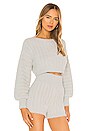 view 2 of 4 Leighton Cable Pullover in Cloud Nude