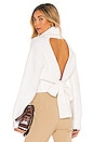 view 1 of 5 Elouise Tie Back Sweater in Ivory