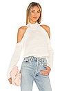 view 1 of 4 Estrid Cold Shoulder Sweater in White