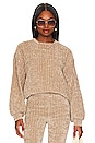 view 1 of 4 Shea Chenille Sweater in Mocha Latte