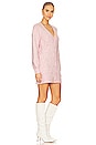 view 2 of 5 Rishelle Embellished Sweater Dress in Light Pink
