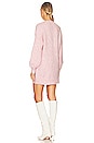 view 3 of 5 Rishelle Embellished Sweater Dress in Light Pink