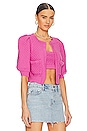 view 2 of 4 Tamal Textured Knit Cardigan in Pink