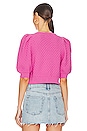 view 3 of 4 Tamal Textured Knit Cardigan in Pink