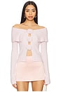 view 1 of 4 Corina Sweater in Baby Pink