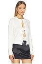 view 2 of 4 Neera Bow Tie Cardigan in Ivory