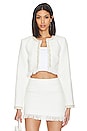 view 1 of 6 Tricia Cropped Jacket in White