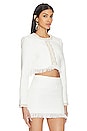 view 3 of 6 Tricia Cropped Jacket in White
