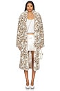 view 1 of 4 x Emma Rose Lola Faux Fur Coat in Snow Leopard