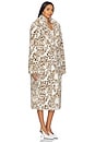 view 3 of 4 x Emma Rose Lola Faux Fur Coat in Snow Leopard
