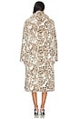 view 4 of 4 x Emma Rose Lola Faux Fur Coat in Snow Leopard