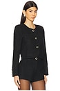 view 2 of 5 Gabrielle Tweed Jacket in Black