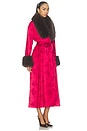 view 2 of 4 Irina Duster in Red Jacquard