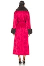 view 4 of 4 Irina Duster in Red Jacquard