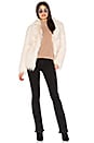 view 4 of 4 Molly Faux Fur Coat in Ivory