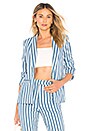 view 1 of 5 Karina Jacket in Blue Jean Stripe
