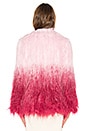 view 3 of 4 STELLA フェイクファージャケット in Pink Ombre