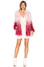 view 4 of 4 STELLA フェイクファージャケット in Pink Ombre