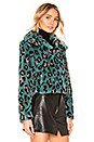 view 3 of 5 Ryder Jacket in Teal Leopard