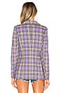 view 4 of 5 Rhea Blazer in Purple Plaid